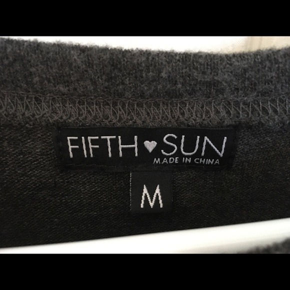 Dark gray holiday sweatshirt - Picture 3 of 5